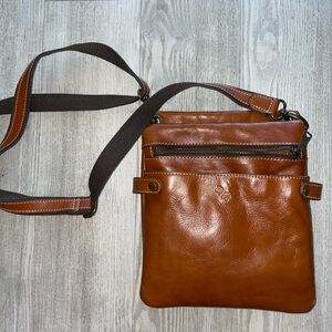 Genuine leather satchel